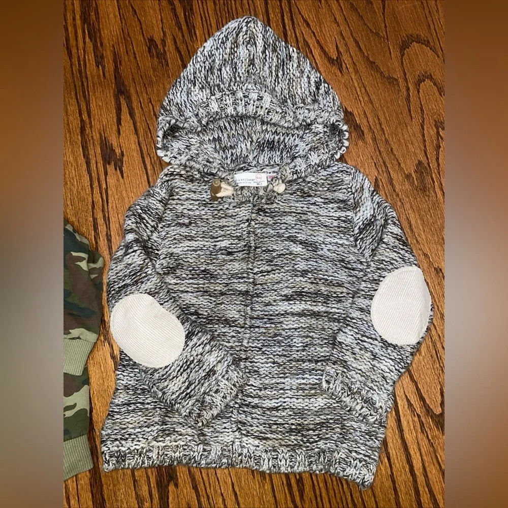 Zara Set Of 2 Coats Brown Green Baby Boys Size 18-24 Months